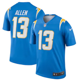 mens nike keenan allen powder blue los angeles chargers leg